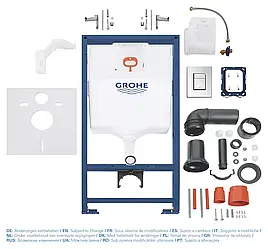 Інсталяція для унітазу 5 в 1 Grohe Rapid SL 38827000
