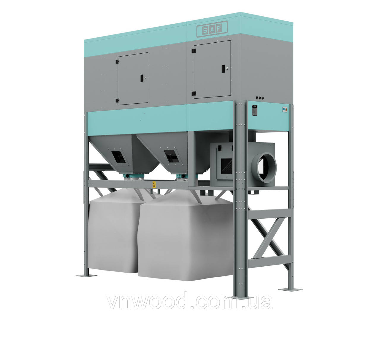 SB-10000 Мобільний стружкопилосос з механічним очищенням SAF Teknik