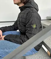 STONE ISLAND | Куртка идеальная мужская черная