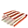 Паперовий пакет для нагетсів та фрі, жиростійкий 160х120х50 мм червоні полоски, фото 4