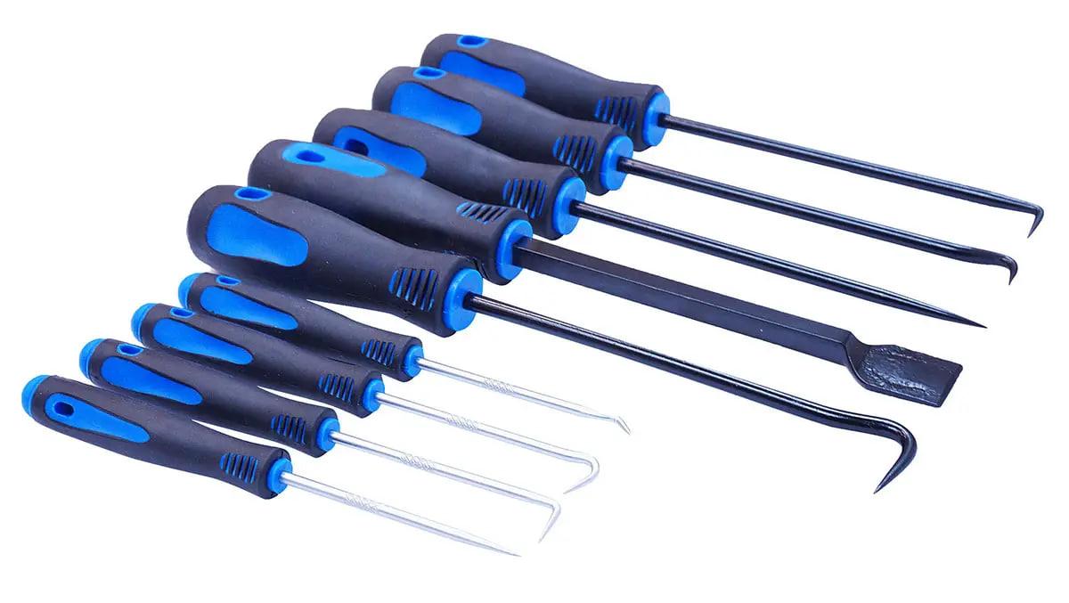 Набір гачків і шкребків 9 шт. Silver S10876, фото 1