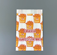 Упаковка для картоплі фрі 160х100х50 мм велика порція 250 гр 1000 шт
