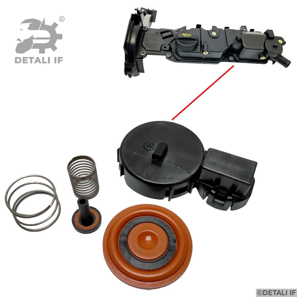Клапан клапанної кришки мембрана Tourneo Ford 1.4-1.6d 0248S0 0249.G2 9688939180 9689112980 1685815