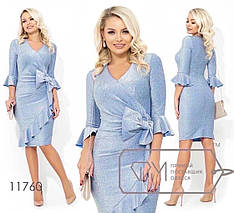 Люрексова сукня на запах, фото 2