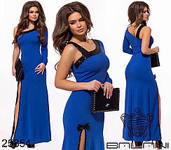 Довга сукня розріз по стегну норма, фото 4