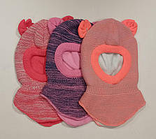 Шапка - шолом з бантиками різнокольорова