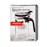 Чайник заварювальний Тіпод з кнопкою «Kamjove K-200», 400 мл., фото 4