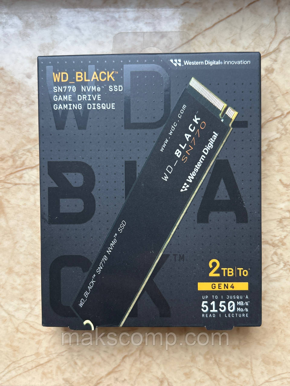 SSD WD Black SN770 NVME 4.0 2TB m.2 2280 PCIe