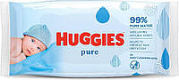 Huggies Вологі серветки дитячі Pure 56шт