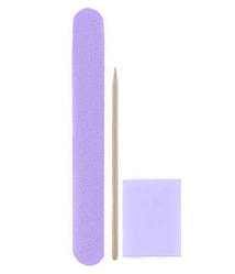 Набір одноразовий для манікюру DNKa (пилка 100/180, баф 180/240, апельсинова паличка)