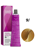 Краска для волос Londa Professional Permanent Color Extra Rich Creme 9/ (light blonde natural-warm) 60мл