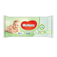 Huggies Вологі серветки дитячі Natural Care Алоє 56шт