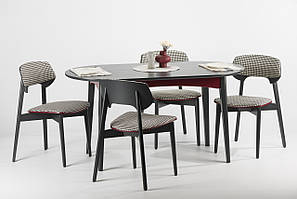 Комплект: стіл "Венті" + 4 стільці "Корса"