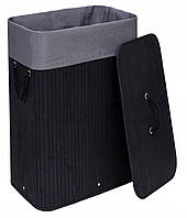 Кошик для білизни Gockowiak 80 л чорний кришка LOFT