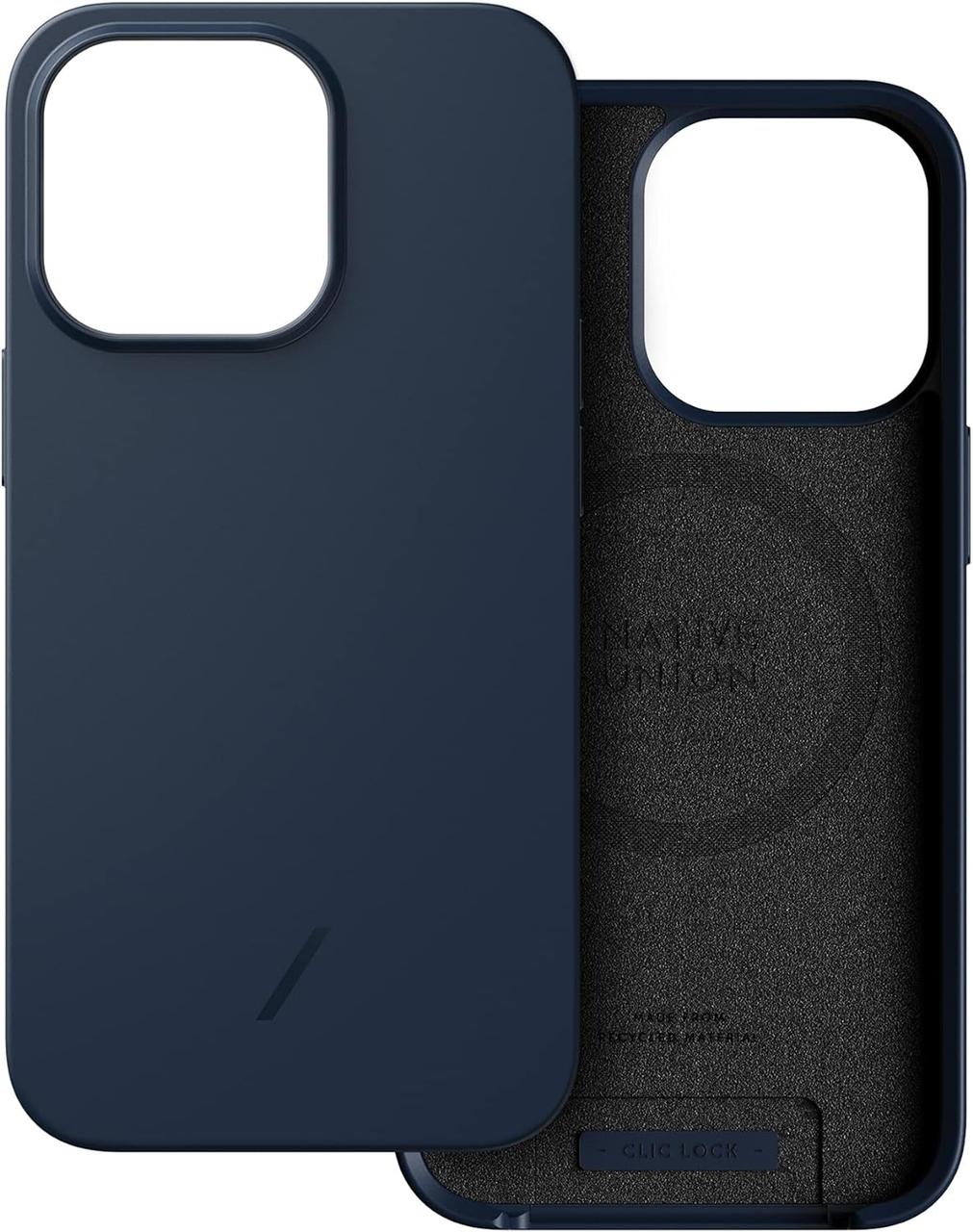 Чохол Native Union Clic Pop Magnetic Navy для iPhone 13 Pro