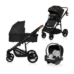Універсальна коляска 3 в 1 Lionelo MARI TOUR BLACK ONYX