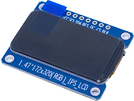 1.47" TFT дисплей 172x320 HD IPS LCD Контролер 3.3V SPI ST7789