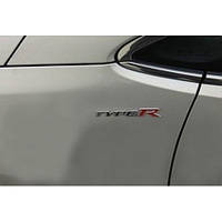 3D емблема TypeR - червоний-чорний, фото 3