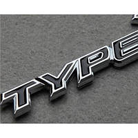 3D емблема TypeR - червоний-чорний, фото 5