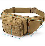 Бананка сумка нагрудна поясна Койот KT7000005, фото 3