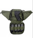 Бананка сумка нагрудна поясна Олива KT7000001, фото 4