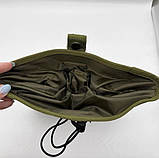 Тактична Сумка Підсумок для скидання магазинів Олива B211, фото 6