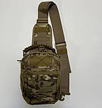 Сумка-рюкзак нагрудна тактична однолямкова Мультикам ZE0147 Laser, фото 4
