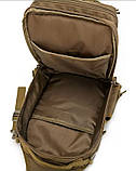 Сумка нагрудна тактична через плече Койот A741, фото 3