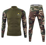 Термобілизна комплект тактична чоловіча ESDYa1731 MULTICAM 2XL, фото 2