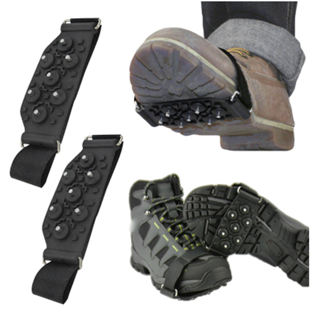 Універсальні льодоступи, протиковзні накладки, Кішки з 7 шипами чорні 1200, фото 1