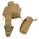 Поясна бананка, тактична сумка з відділенням для пляшки Сірий піксель 3001, фото 9