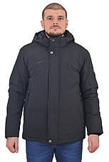 Куртка зимова чоловіча Black Vinyl 22-C22-2138Q темно-синя, фото 3