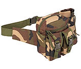 Поясна бананка, тактична сумка з відділенням для пляшки Вудленд 3002, фото 5