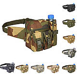 Поясна бананка, тактична сумка з відділенням для пляшки Вудленд 3002, фото 6