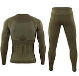 Термобілизна Тактична Чоловіча комплект ESDYa200 Олива L, фото 3