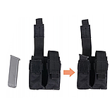 Подвійний подсумок Molle Double Mag Pouch для магазинів 6001 Сірий піксель, фото 4