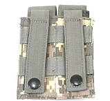 Подвійний подсумок Molle Double Mag Pouch для магазинів 6001 Сірий піксель, фото 2