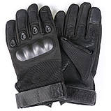 Універсальні захисні повнопалі рукавички Solve із захистом кісточок чорні KT7000402-XL, фото 5