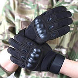 Універсальні захисні повнопалі рукавички Solve із захистом кісточок чорні KT7000402-XL, фото 9