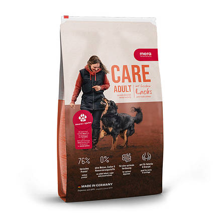 Сухий корм MERA CARE Adult Lachs для дорослих собак з лососем, 1 кг, фото 1