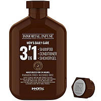 Шампунь для волосся 3в1 Immortal Infuse Men’s Daily Care 500 мл INF-65