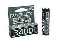 Аккумуляторная батарея Rablex Li-Ion 18650 3400 mAh CH