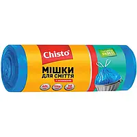 Мусорные пакеты Chisto с затяжкой 60 L 10 шт