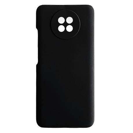 Чохол Silicone Case Premium для Xiaomi Redmi Note 9T Black 3, фото 1