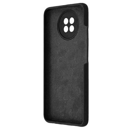 Чохол Silicone Case Premium для Xiaomi Redmi Note 9T Black 3, фото 3