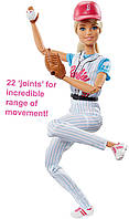 Лялька Barbie Made to Move Baseball Player Барбі Безмежні руху бейсболістка