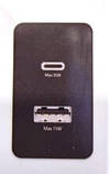 Блок живлення ДУЖЕ ШВИДКЕ заряджання PD 35 W Блок Type-C+USB, мережевий зарядний пристрій 35 W для швидкого заряджання, фото 2