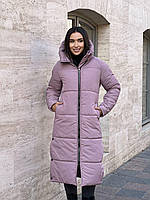 Теплая зимняя женская Куртка Пальто Ткань плащевка Эмми Размеры 44, 46, 48, 50