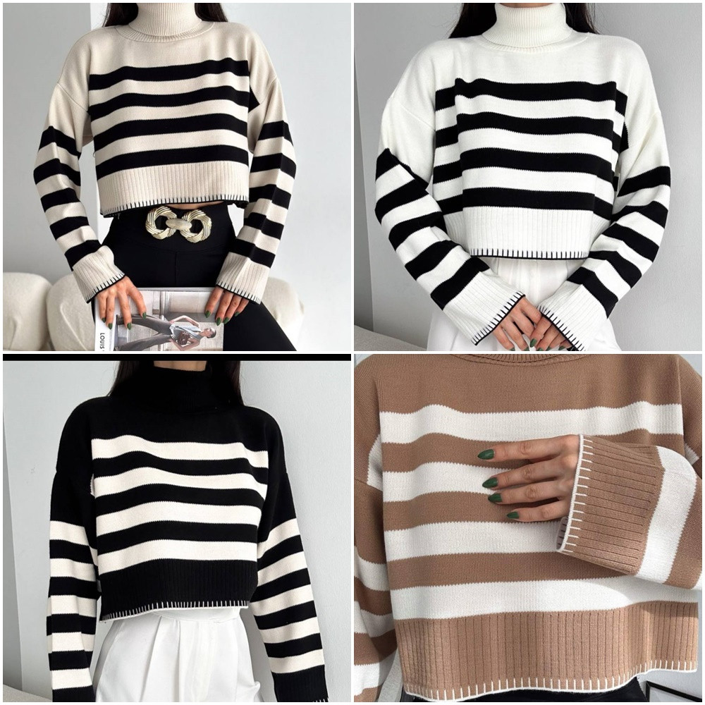 Жіночий светр машинного в'язання — чудова якість оверсайз Туреччина