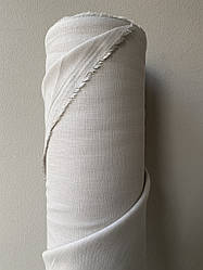 Світло-сіра сорочково-платтєва лляна тканина, 100% льон, колір 1410